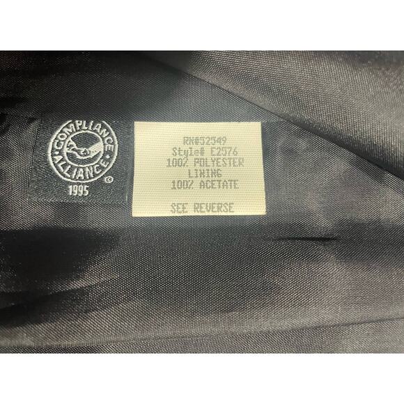 Vtg Laundry Shelli Segal Maxi Dress 4 Bow Open Back High Slit Satin Gown Black - Picture 13 of 13